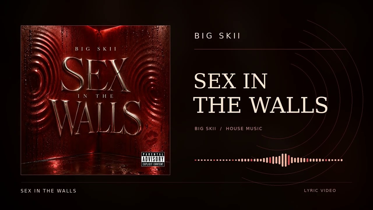 Still frame from the BIG SKII Sex in the Walls visualizer